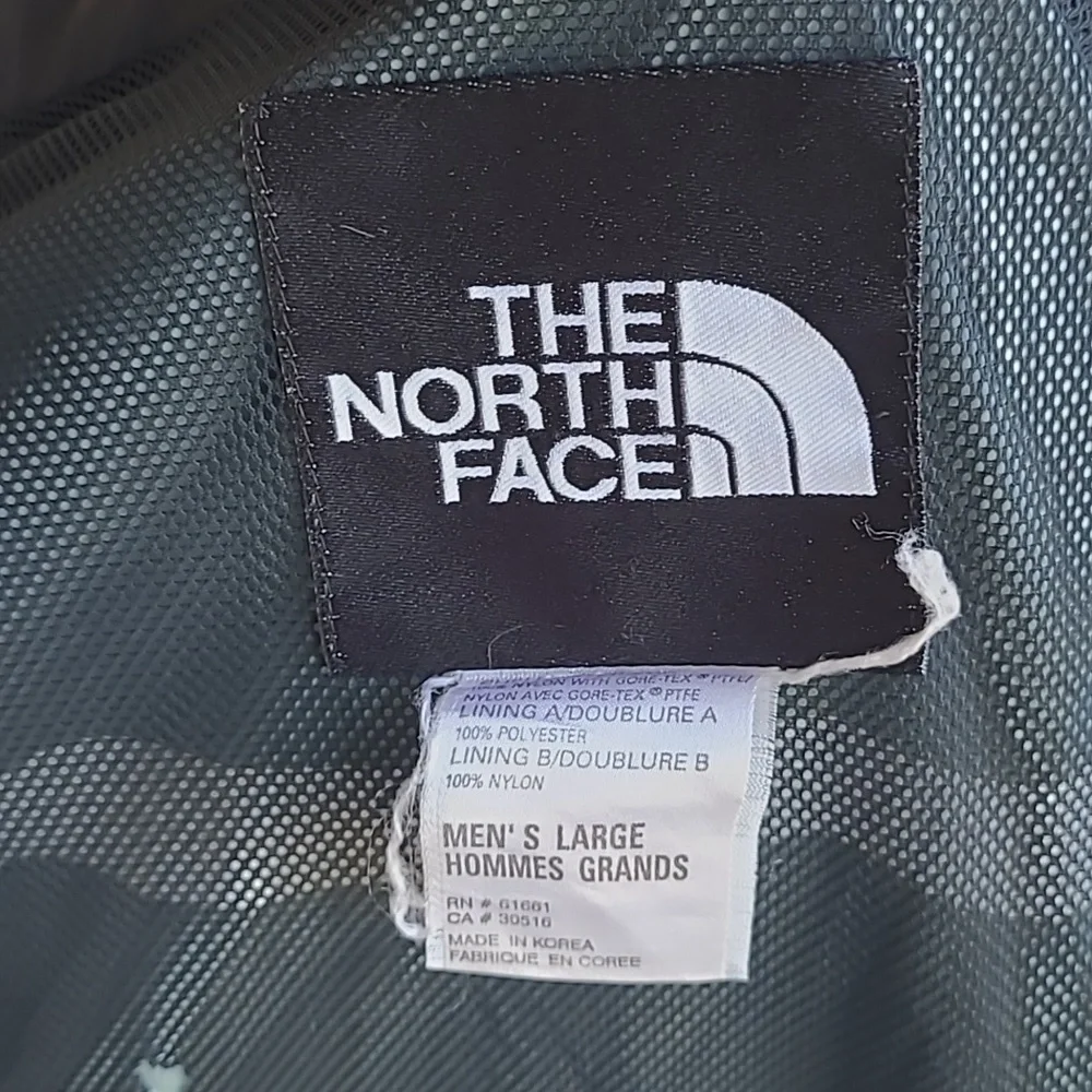 THE NORTH FACE Blue Purple Black Nylon Gore Tex Mens Large Jacket 90s VTG‎ TNF